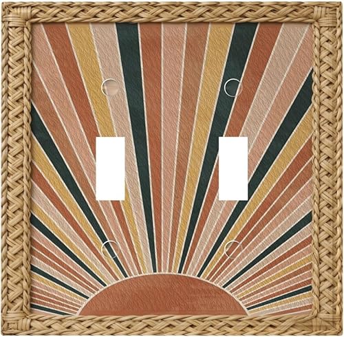 Vista 106 de Decorativo Arte Interruptor de Luz Cubiertas de Pintura al óleo Estilo Flores Placa de Pared de Interruptor de Interruptor Decorativo Placa