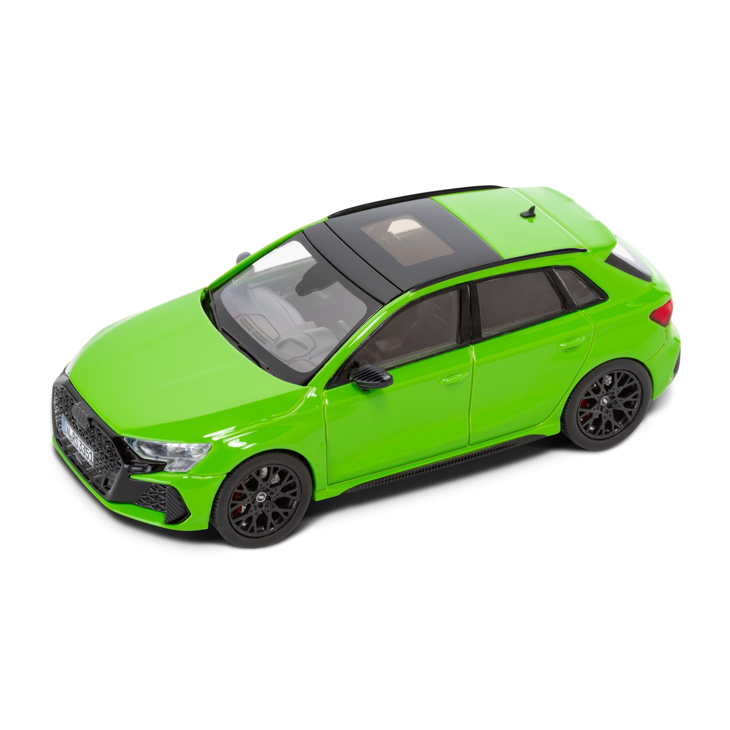 Audi 5012413031 Modellauto RS3 Sportback Miniatur Modell, Maßstab 1:43, grün