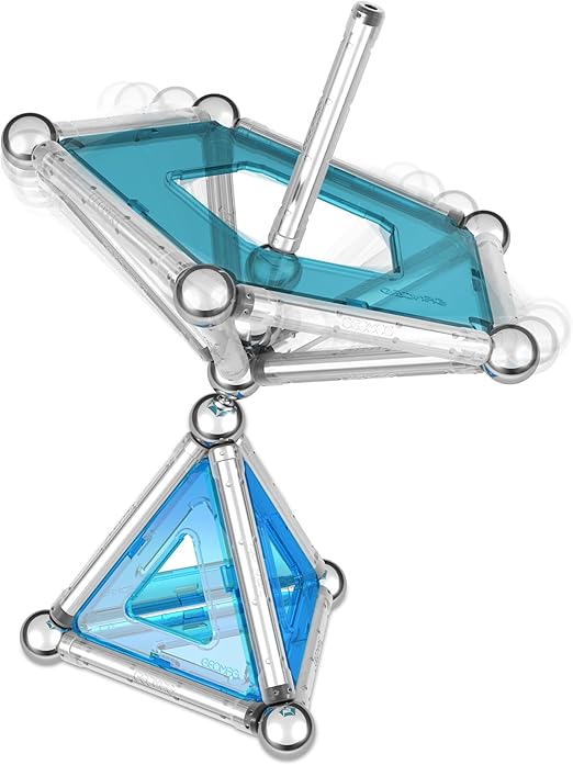 Geomag Magnetic Toys | Educational Kids Magnets | STEM Building | Pro-L Kit Magnetic Construction & Engineering System | Swiss-Made | 50 Piece | Age 8+