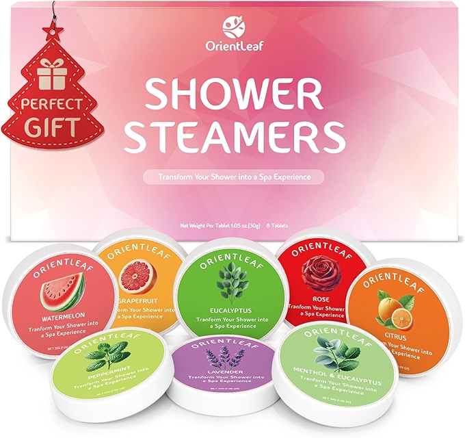 OrientLeaf Aromatherapy Shower Steamers - Stress Relief Gift Set