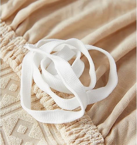 Miniatura 4 de Fundas de sofá talladas, funda de paquete completo para cuatro estaciones, cojín elástico universal para sala de estar (color  K, tamaño 3 plazas)