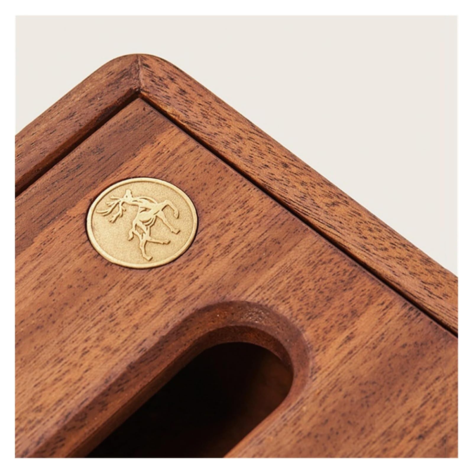 Porta fazzoletti Tavolino da salotto in legno di lusso leggero con coperchio for scatola fazzoletti, dispenser for tovaglioli creativi for il viso Divertenti decorazioni per il bagno