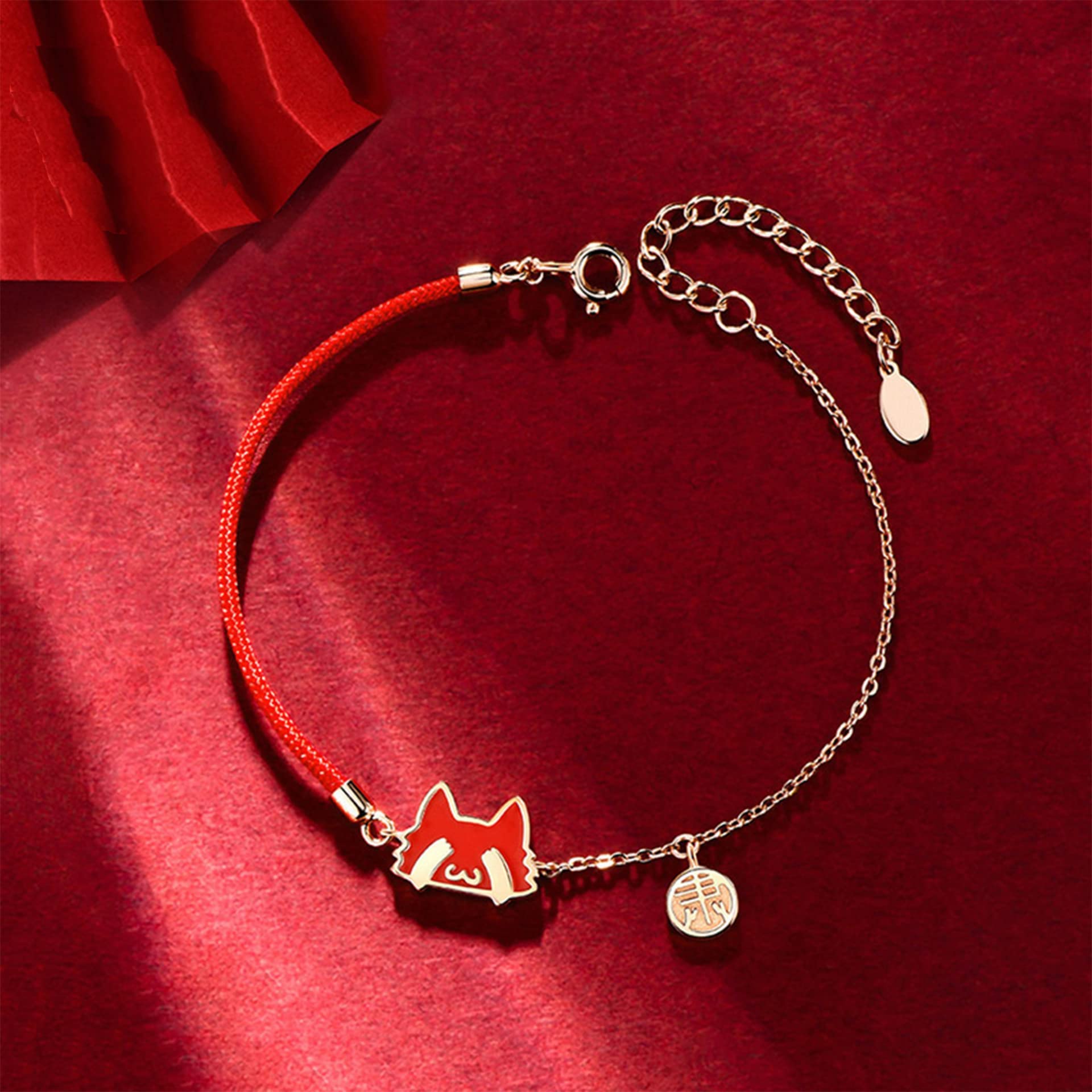 Gatito Mascota Tobillera Pulsera para Mujer Pulsera Ajustable envíate a ti Mismo, Familiares, Madres, Esposas, Mejores Amigos Regalo de cumpleaños