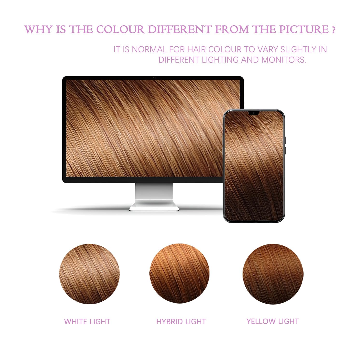 LieblichWelle Tape in Hair Extensions Human Hair Brown 20 inch, 20pcs, 50g/Pack, Salon-Grade Quality - Image 3