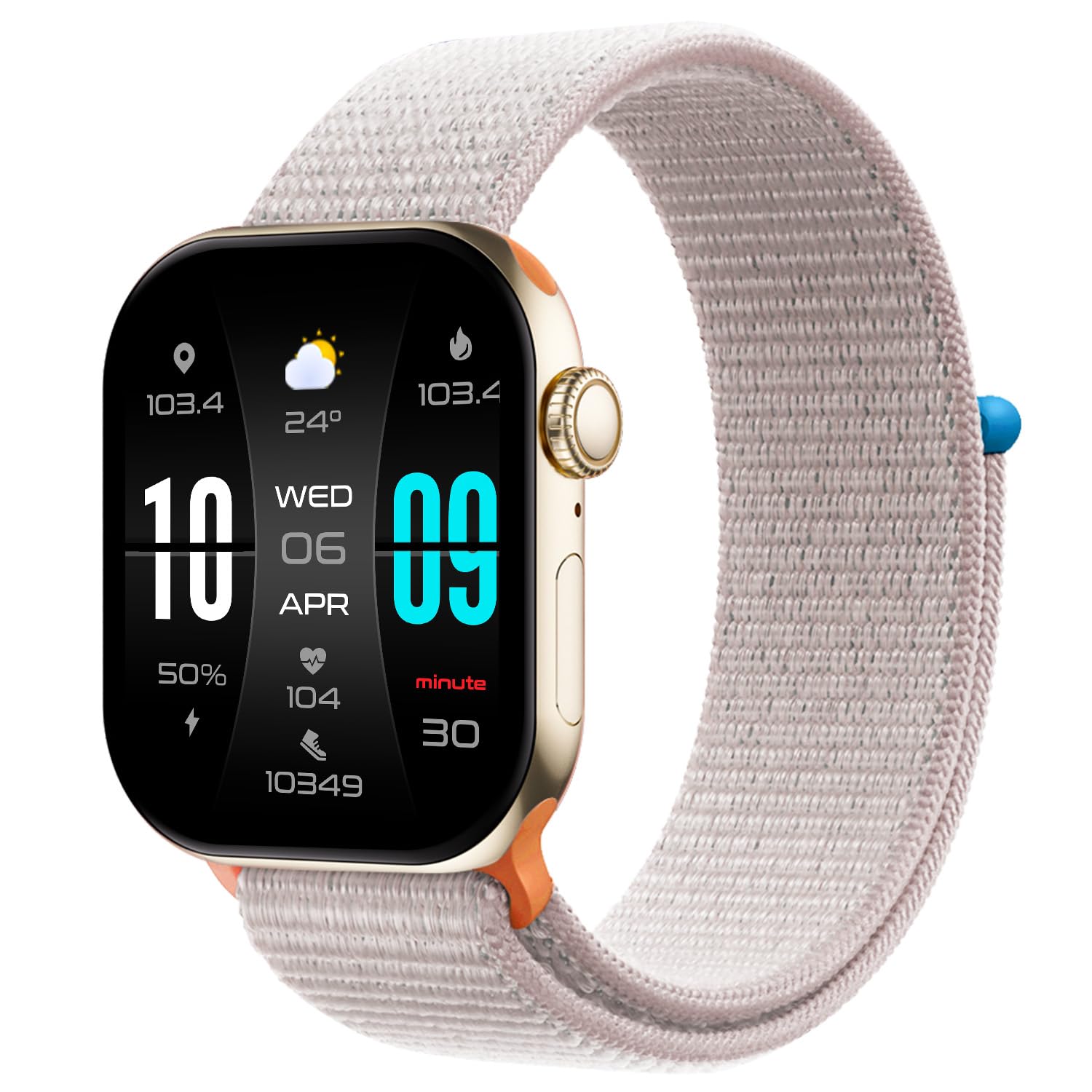 Fire-Boltt Ring X Smart Watch with 2.01” Always-On Display, Bluetooth Calling, Wireless Charging, AI Voice Assistant, 500+ Watch Faces, Health Suite, Smart Watch for Man & Woman – Starlight S Fire-Boltt Ring X Smart Watch with 2.01” Always-On Display, Bluetooth Calling, Wireless Charging, AI Voice Assistant, 500+ Watch Faces, Health Suite, Smart Watch for Man & Woman – Starlight S