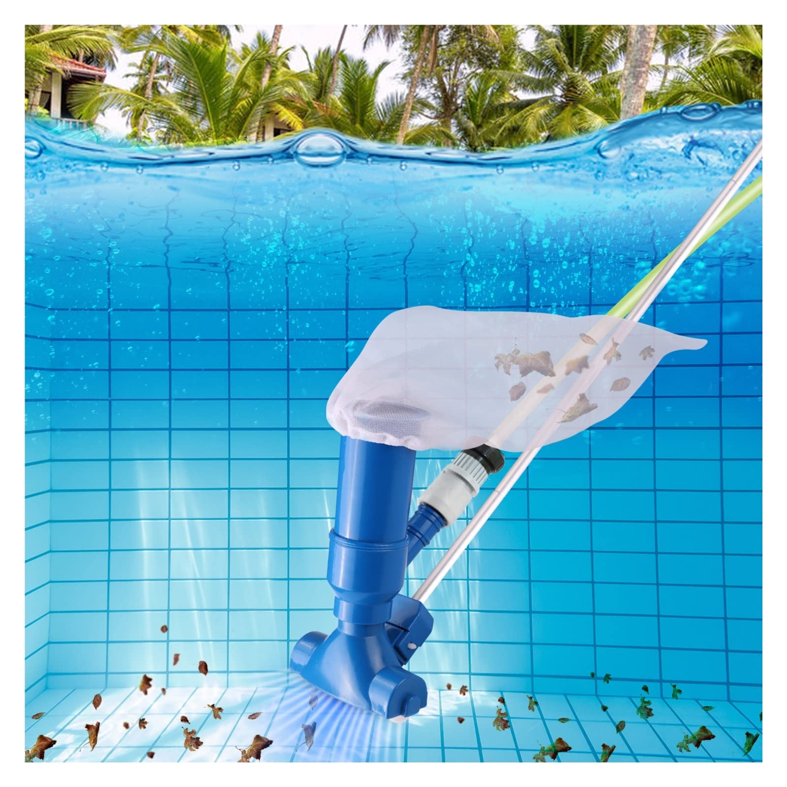 Zestaw narzędzi do czyszczenia odkurzacza basenowego Głowica ssąca Spary Jet Cleaner z siatką do fontanny w basenie Spa