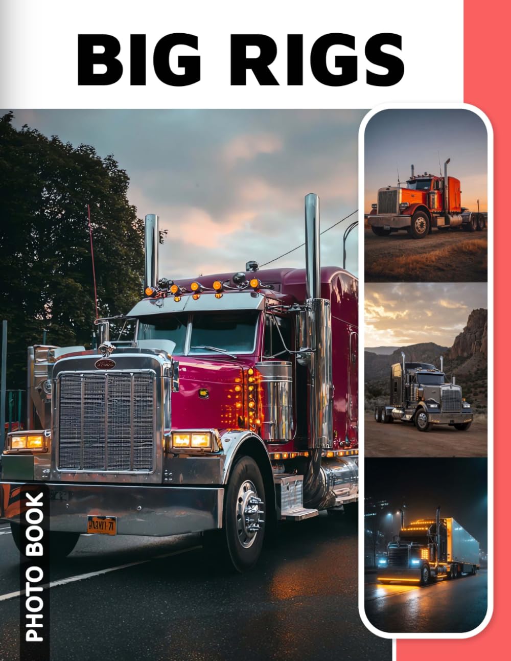 Big Rigs Photo Book: Impressive Truck Images Compilation Showcasing Massive Semi Trucks And Powerful Rig Vehicles In Striking Photography Collection