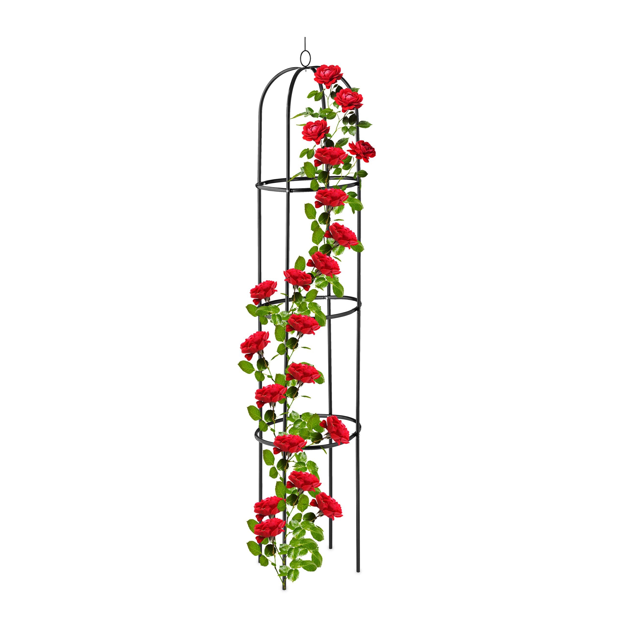 Relaxdays Rankhilfe Obelisk 190 cm hoch