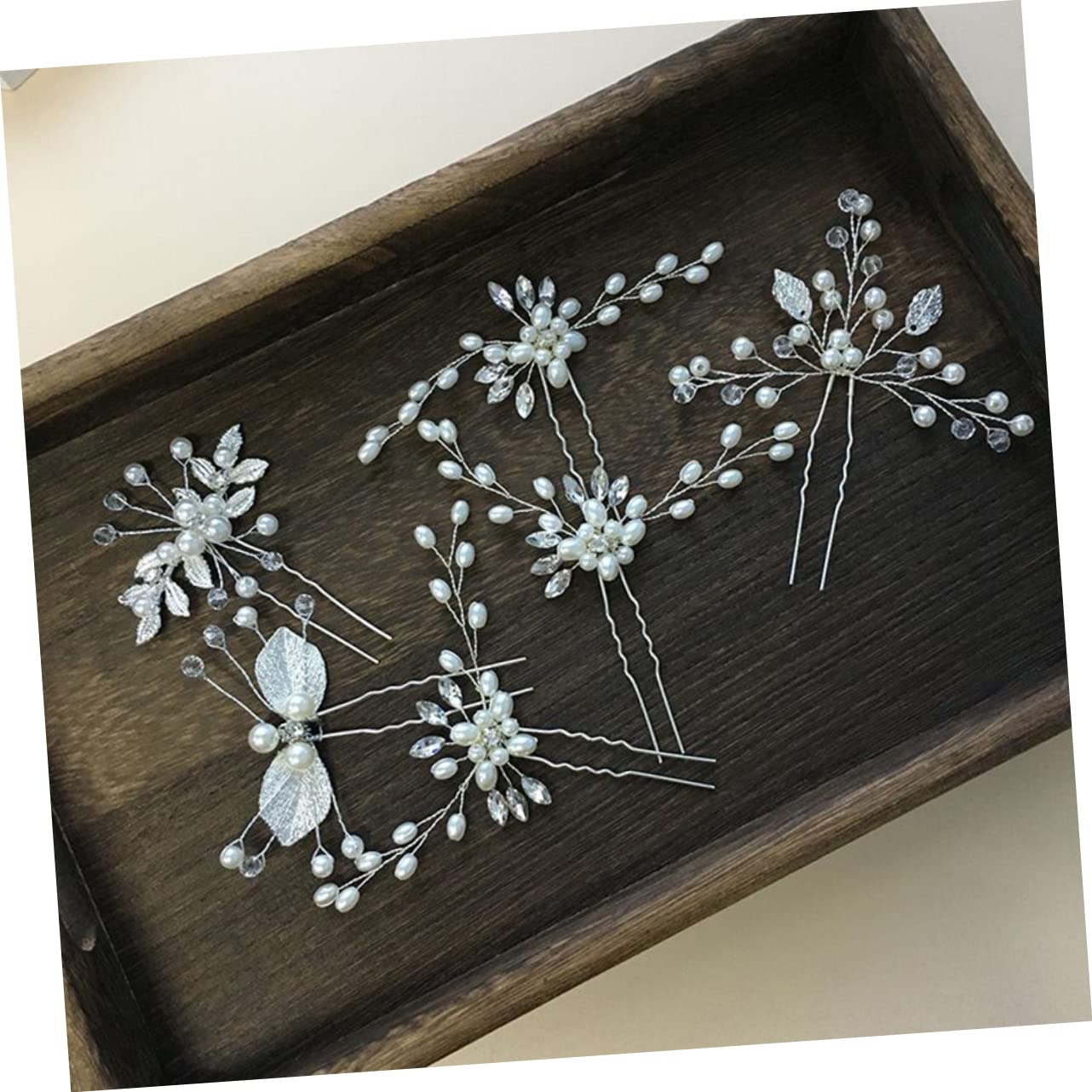 Amosfun 18stücke Teiliges U-förmige Haarnadeln Mit Perlen Und Kristallen Haarschmuck Für Braut Und Damen Elegantes Haar-accessoire Für Hochzeiten Und Besondere Anlässe Silber
