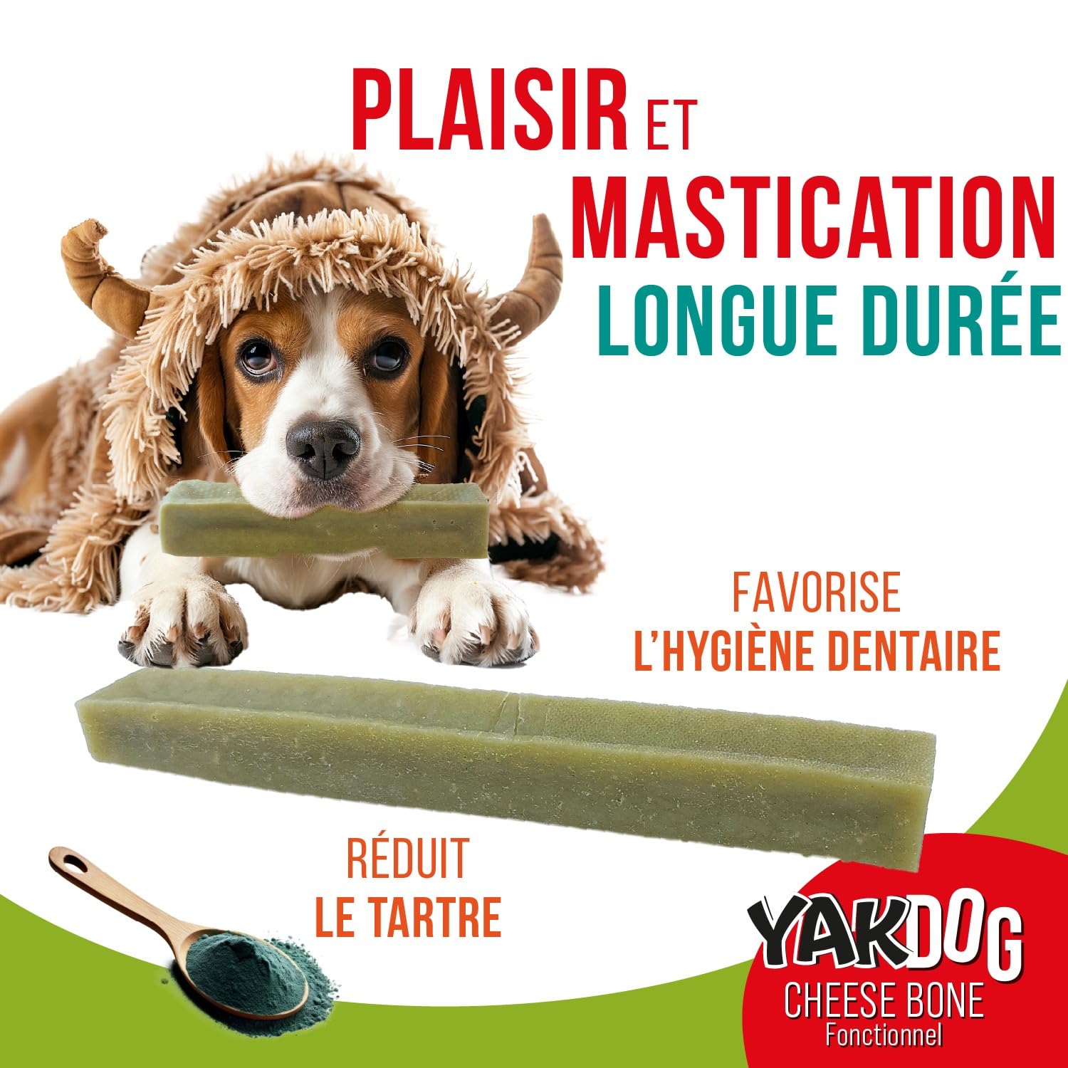 SANTÉ+ - Bâtonnets Au Fromage pour Chien - avec Spiruline - Peau, Pelage & Immunité - sans Gluten - Riche en Protéines & Calcium - Friandises Longue Durée - Recette Himalayenne - Belgique - XS