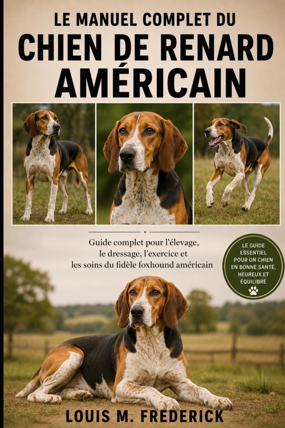 LE MANUEL COMPLET DU CHIEN DE RENARD AMÉRICAIN: Guide complet pour l'élevage, le dressage, l'exercice et les soins du fidèle foxhound américain
