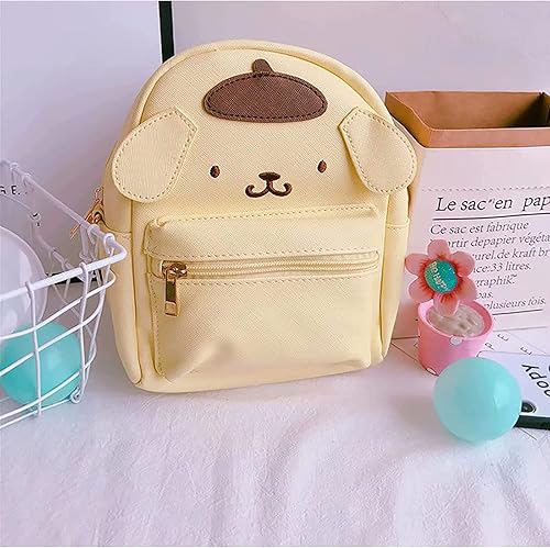 Miniatura 4 de kejinsge Mini mochila de anime de dibujos animados lindo PU bolsos de hombro Cosplay bolso para niñas, Amarillo, Classic
