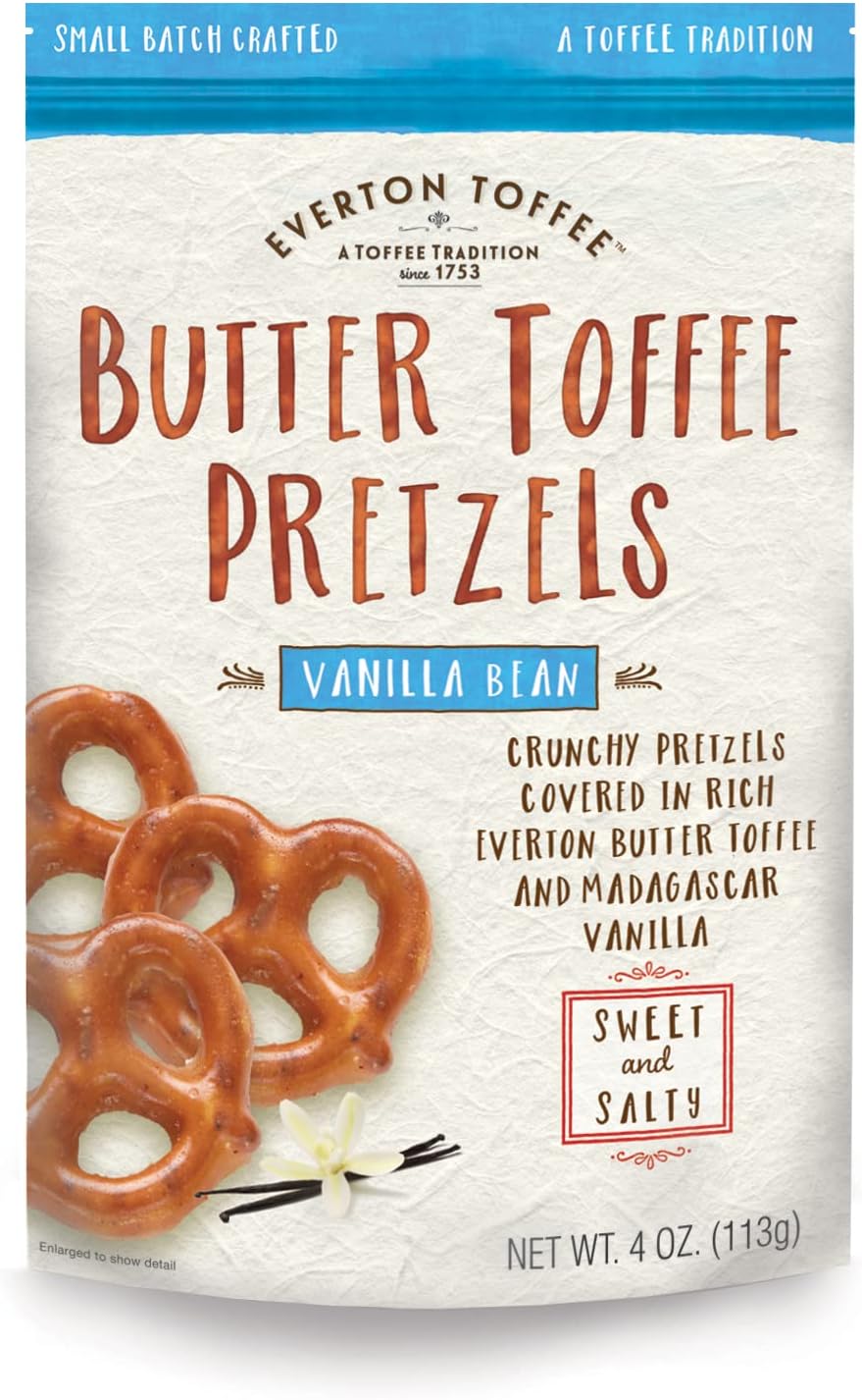 Everton Toffee Butter Toffee Caramels, Original Sea Salt