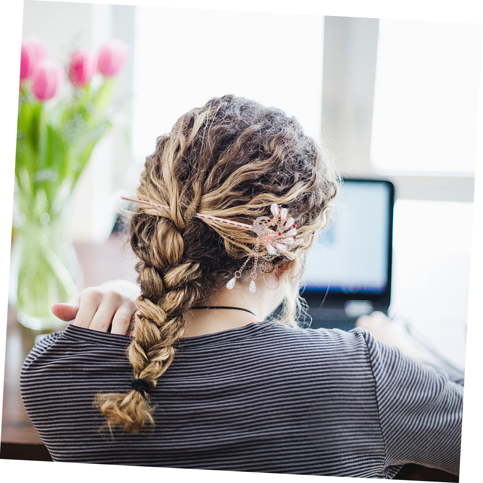 DOITOOL 12stücke Antike Haarnadeln Mit Zarten Perlen Und Dekorativen Quasten Für Hochzeiten Partys Und Tänze Haaraccessoires Für Und Mädchen