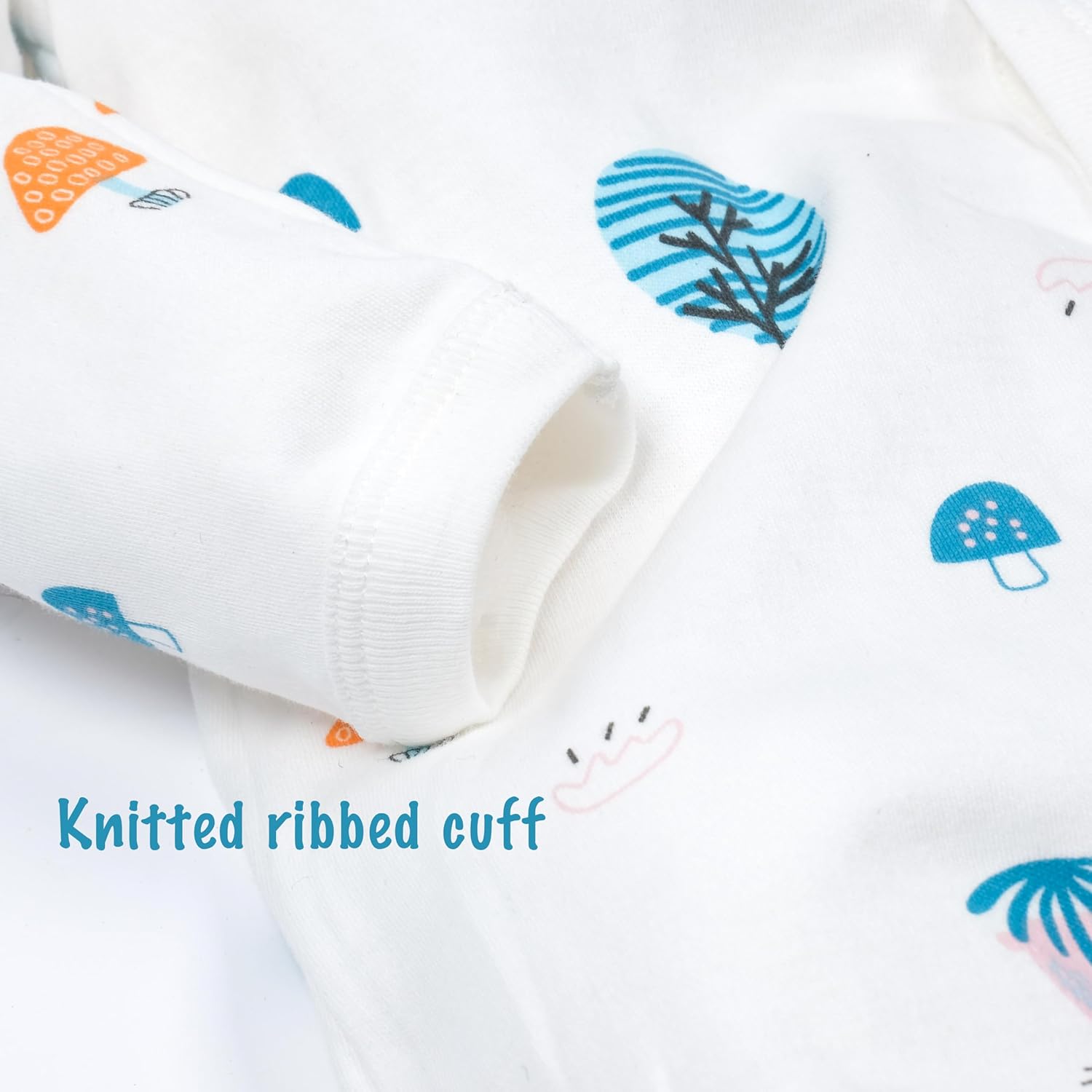 Baby Boys Girls Cotton Footies Multi Pack Long Sleeve Baby Footed One-Piece Jumpsuit Multi Pack - Image 5