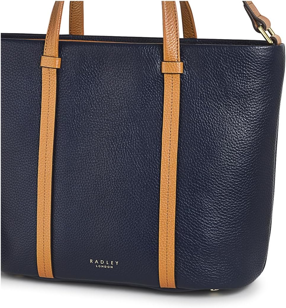 RADLEY London Farringdon Women’s Medium Leather Ziptop Satchel Handbag - Image 4