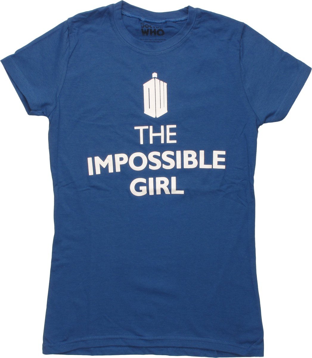 TruffleShuffleDoctor Who The Impossible Girl Juniors T-Shirt