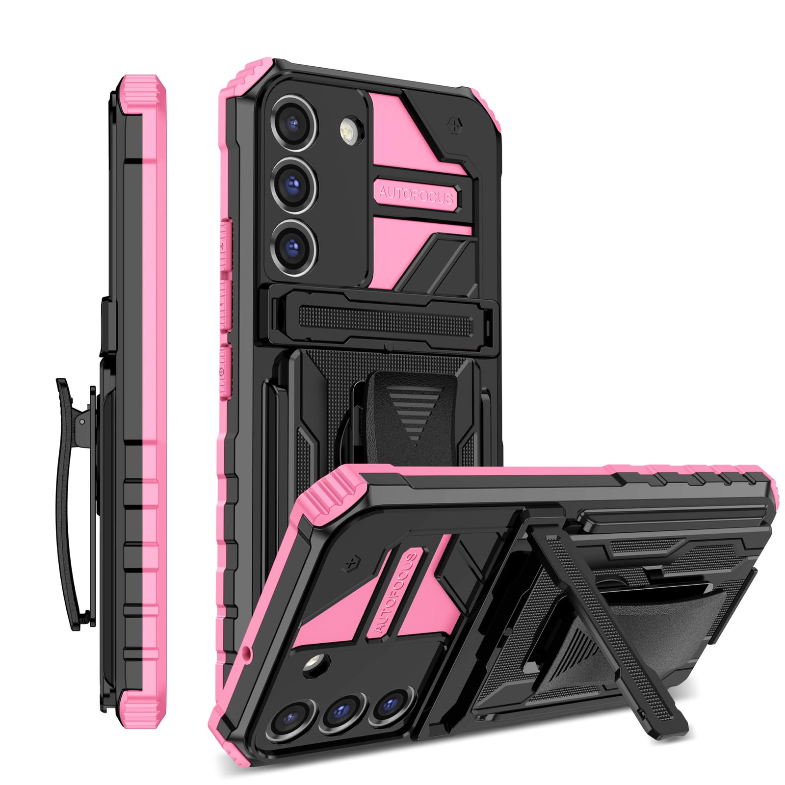 Coque silicone Samsung S22 Plus finition rigide anneau support premium