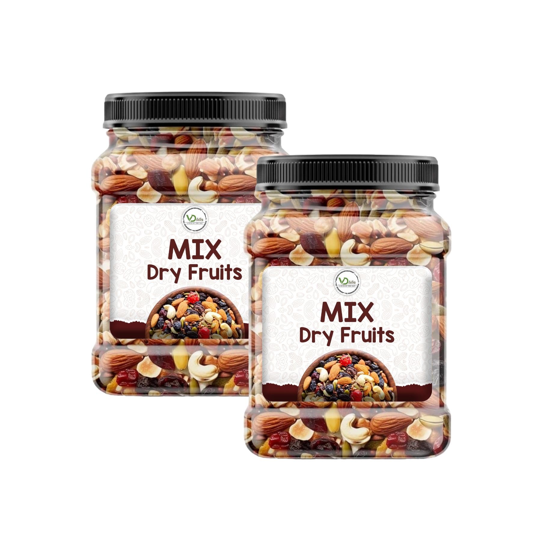 VD BITES Combo Pack of 2 (250g Each) | Mix Dry Fruits | Healthy Dry Fruits Snacks-image-13