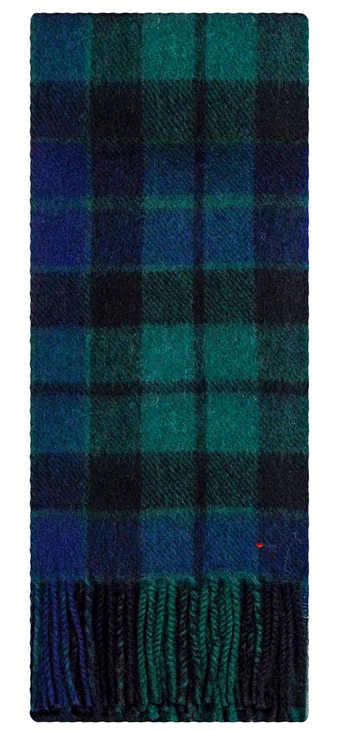 I LUV LTD MacKay Modern Tartan Plaid 100% Lambswool Clan Scarf Made in Scotland