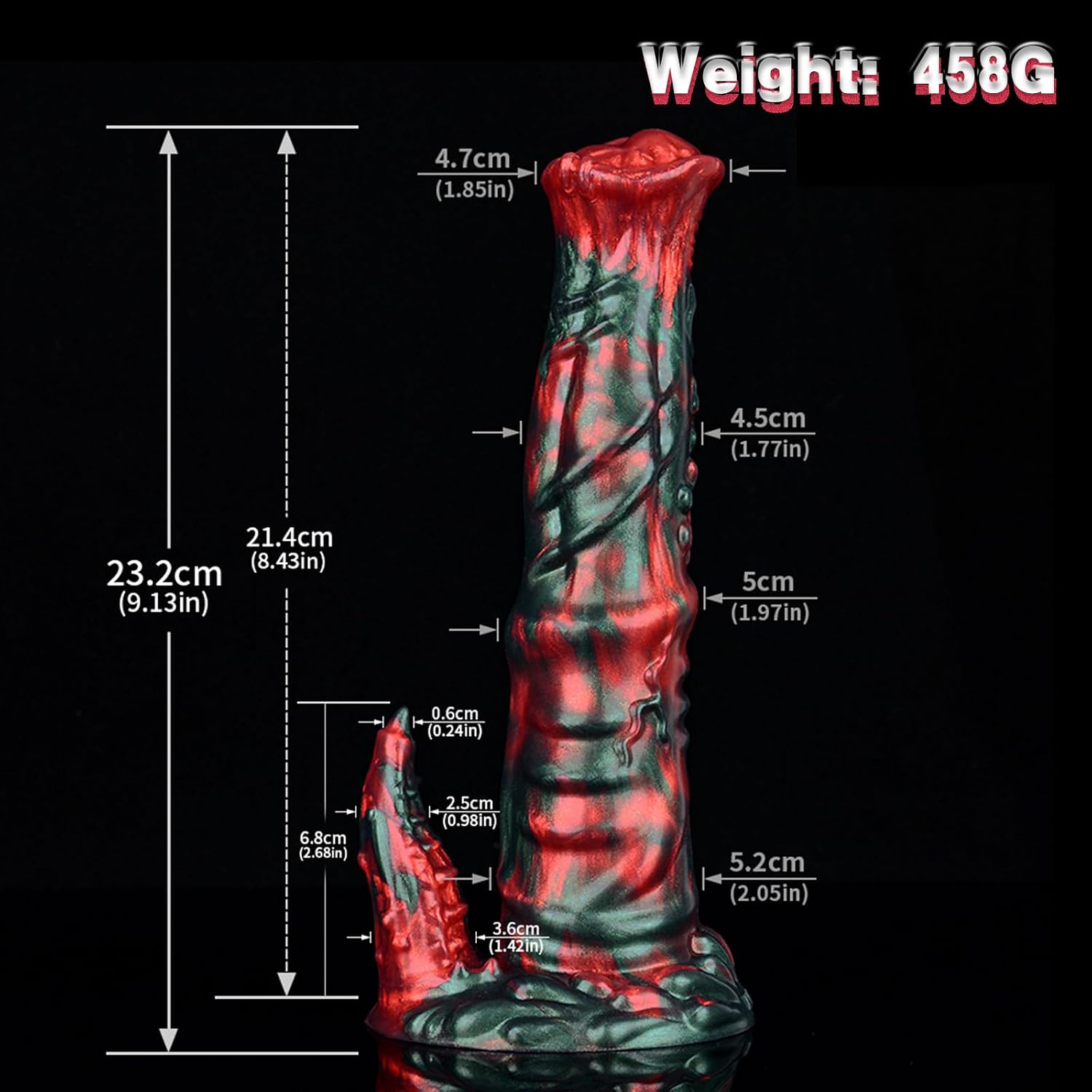 Huge Monster Horse Suction Cup Dildo 9 Inch Didlo Women Pleasure XL Couples Fake Penis Clitoral Stimulus G Spot Not Suitable Animal Dildos for Beginners Big Adult Thrusting Sex Toys Games