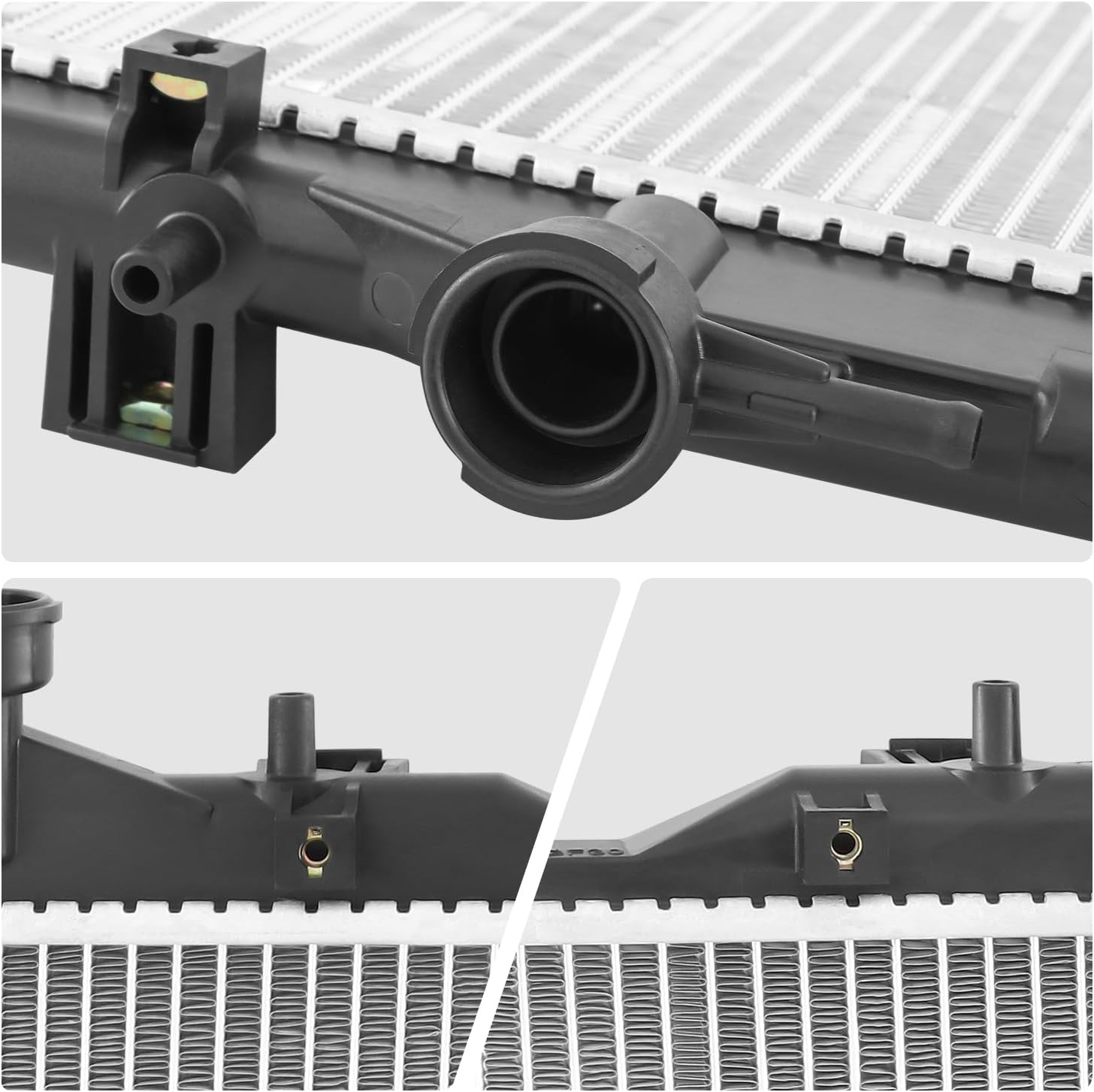 DNA MOTORING OE Style 1-Row Style Aluminum Cooling Radiator Compatible with 18-24 Honda Odyssey 3.5L, OEM-RA-13672