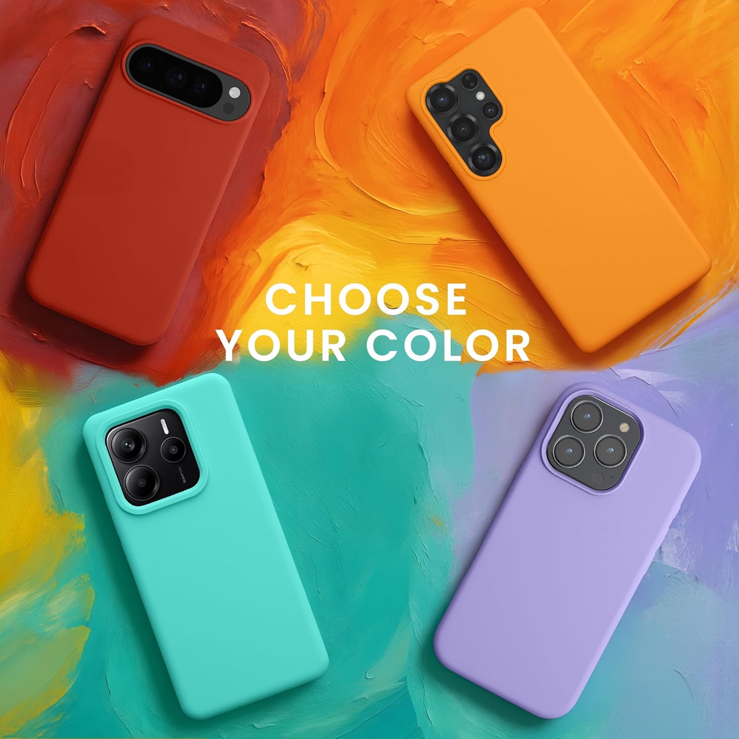 kwmobile Case Compatible with Apple iPhone 16 Pro Max Case - TPU Silicone Phone Cover with Soft Finish - Classic Red - Image 9