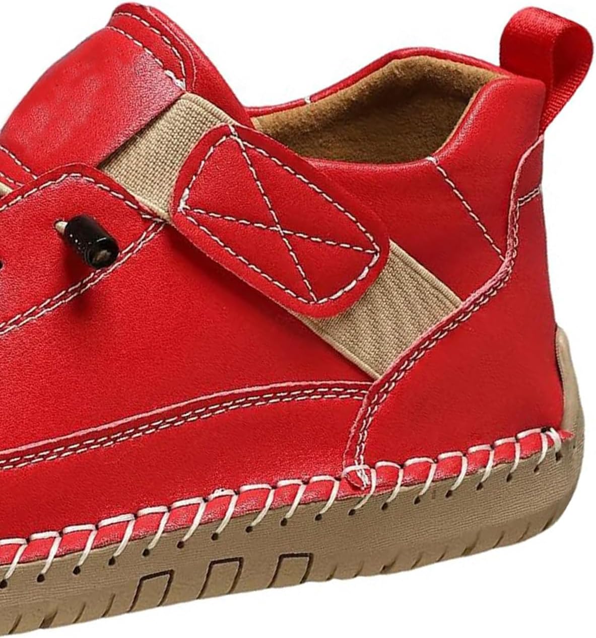 Men's Leather Chukka Boots Comfortable Orthopedic Sneakers Fashion Slip On Soft Comfort Orthopedic Support Walking Shoes Outdoor Boots