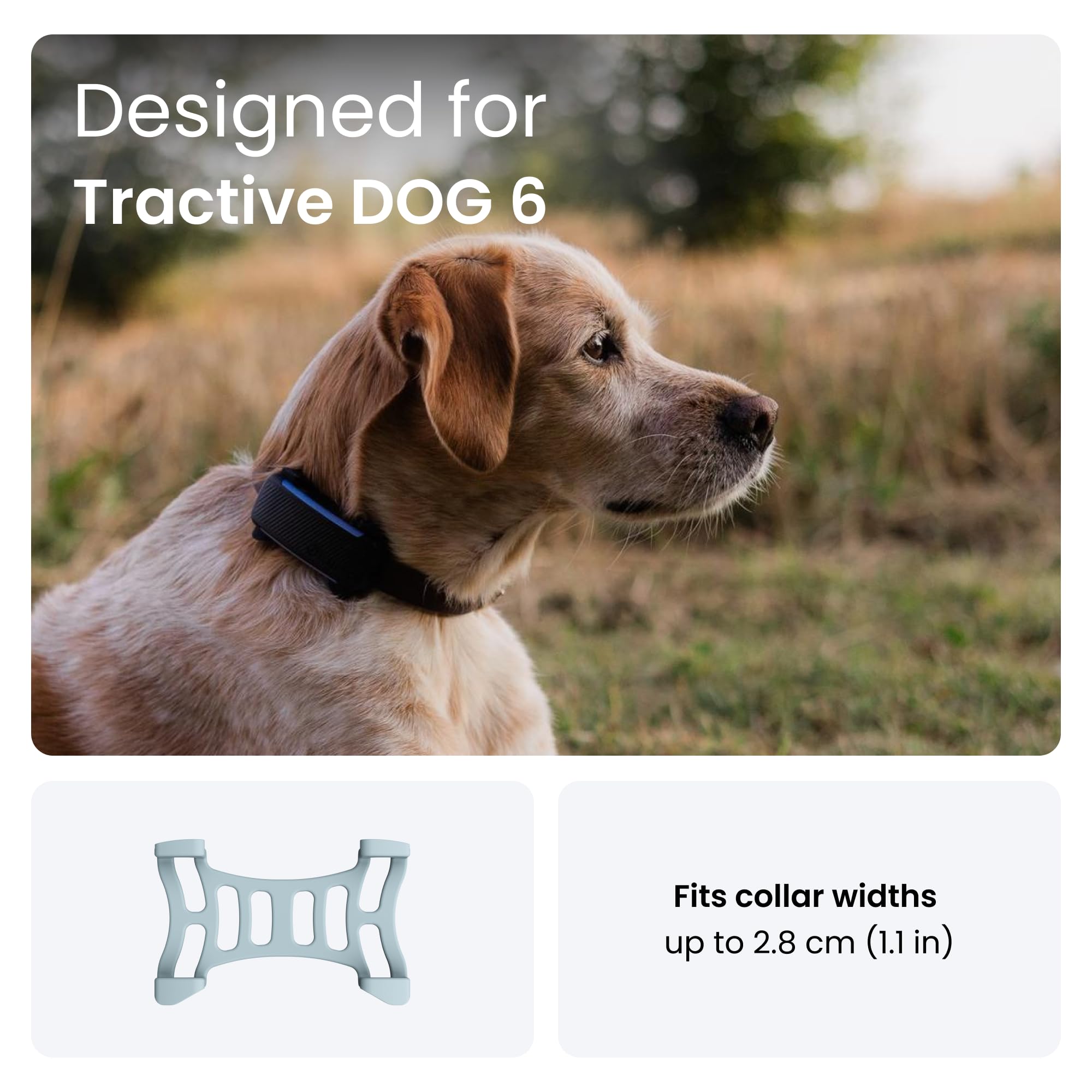 Tractive Rubber Clip Mount x2 for Tractive DOG 6 GPS Tracker (Mint), 2.8 Cm - Image 4