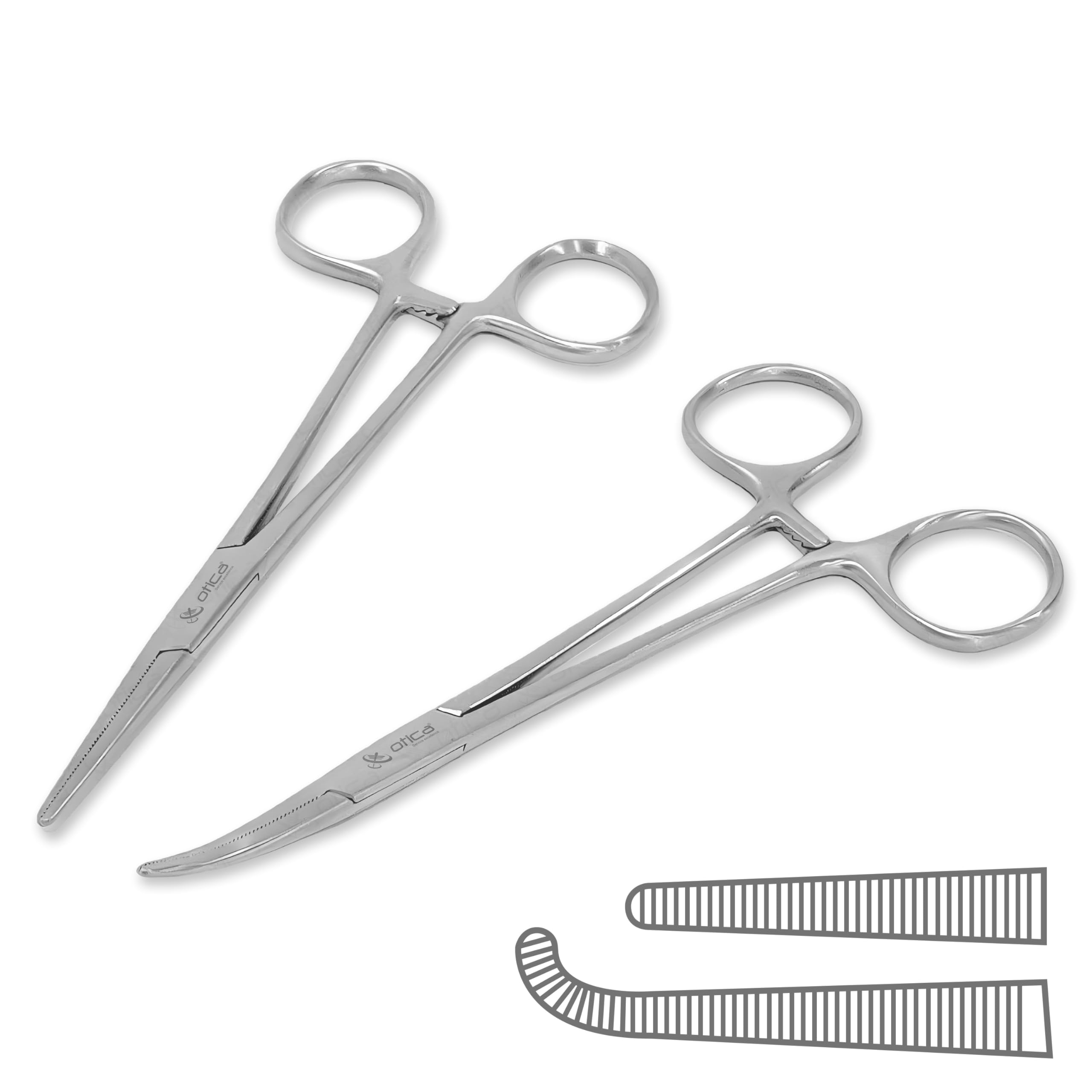 OTICA Mosquito Artery Forceps Straight and Curved Combo For Doctors/Surgeons Hemostats Forceps (6 inch) (B0CKF3HD5Y) Amazon Price History, Amazon Price Tracker