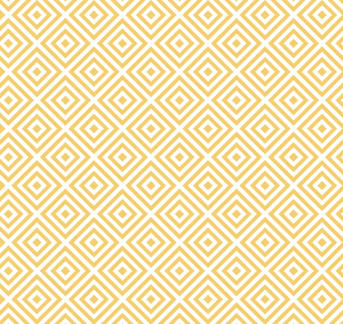 Venilia 54754 Self-Adhesive Film Celia Curry Geometric Motif Retro Pattern Decorative Film Furniture Film Self-Adhesive PVC Phthalate Yellow 45 cm x 1.5 m Thickness 0.095 mm