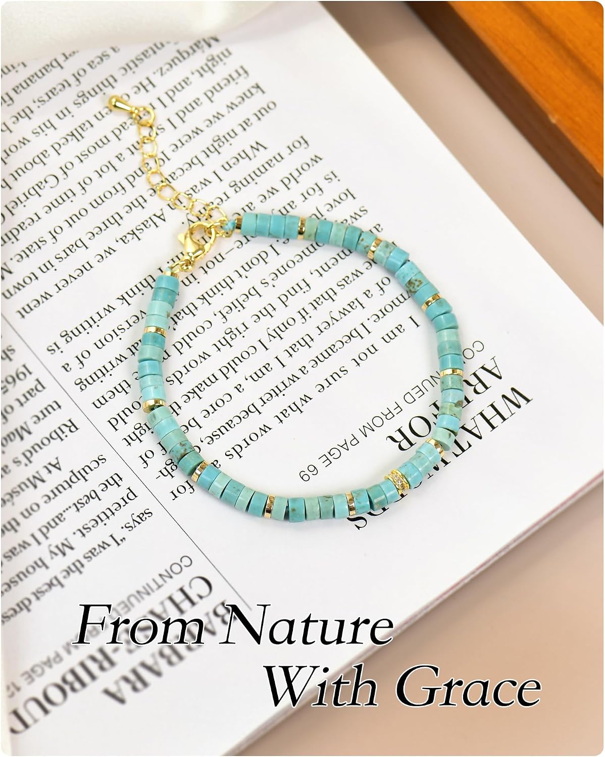 Natural Gemstone Women’s Bracelet – Handmade Spiritual Crystal Jewelry, Adjustable Layered Design, Birthday or Christmas Gift for Wife or Girlfriend