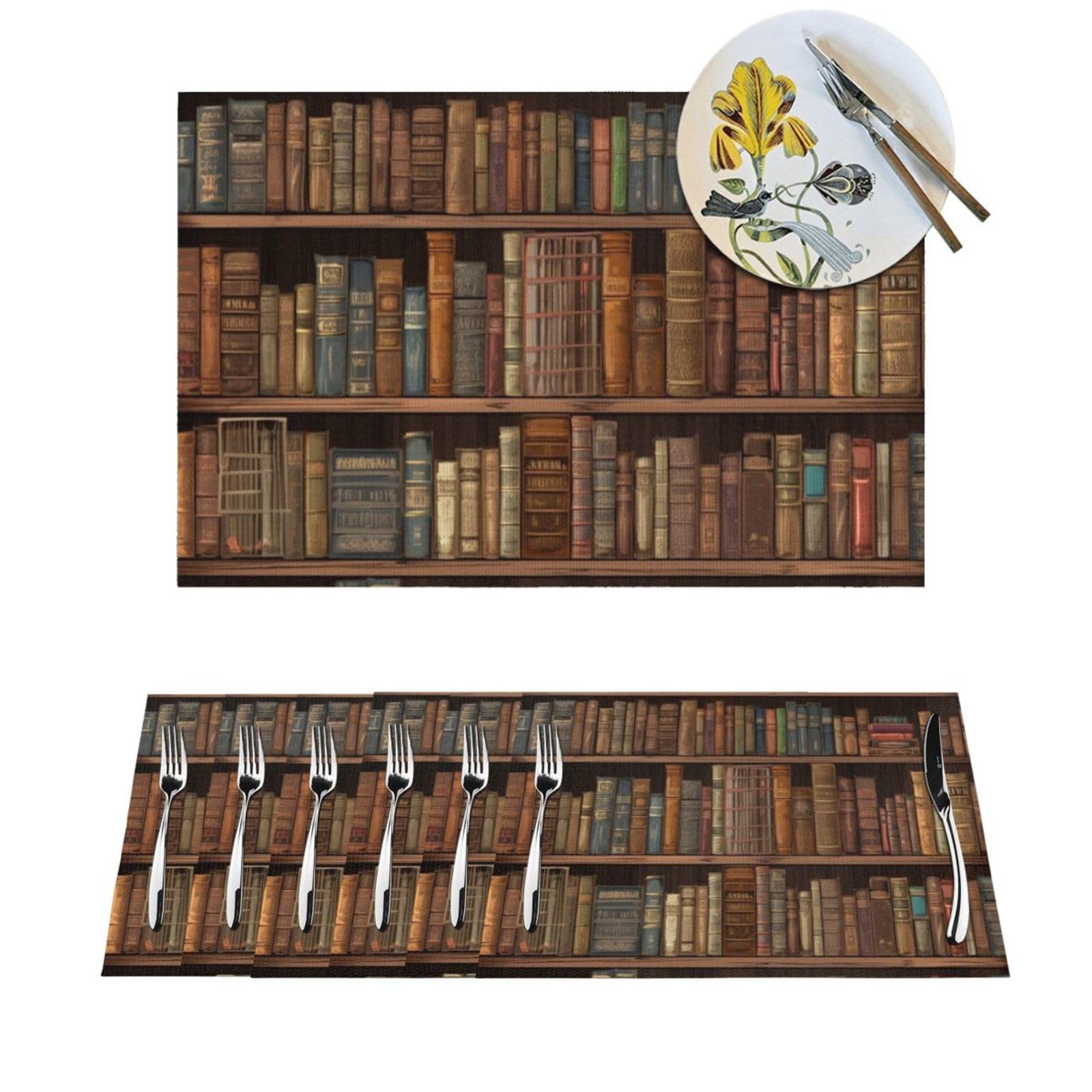Sets de table pour salle à manger et extérieur lot de 4 napperons de cuisine