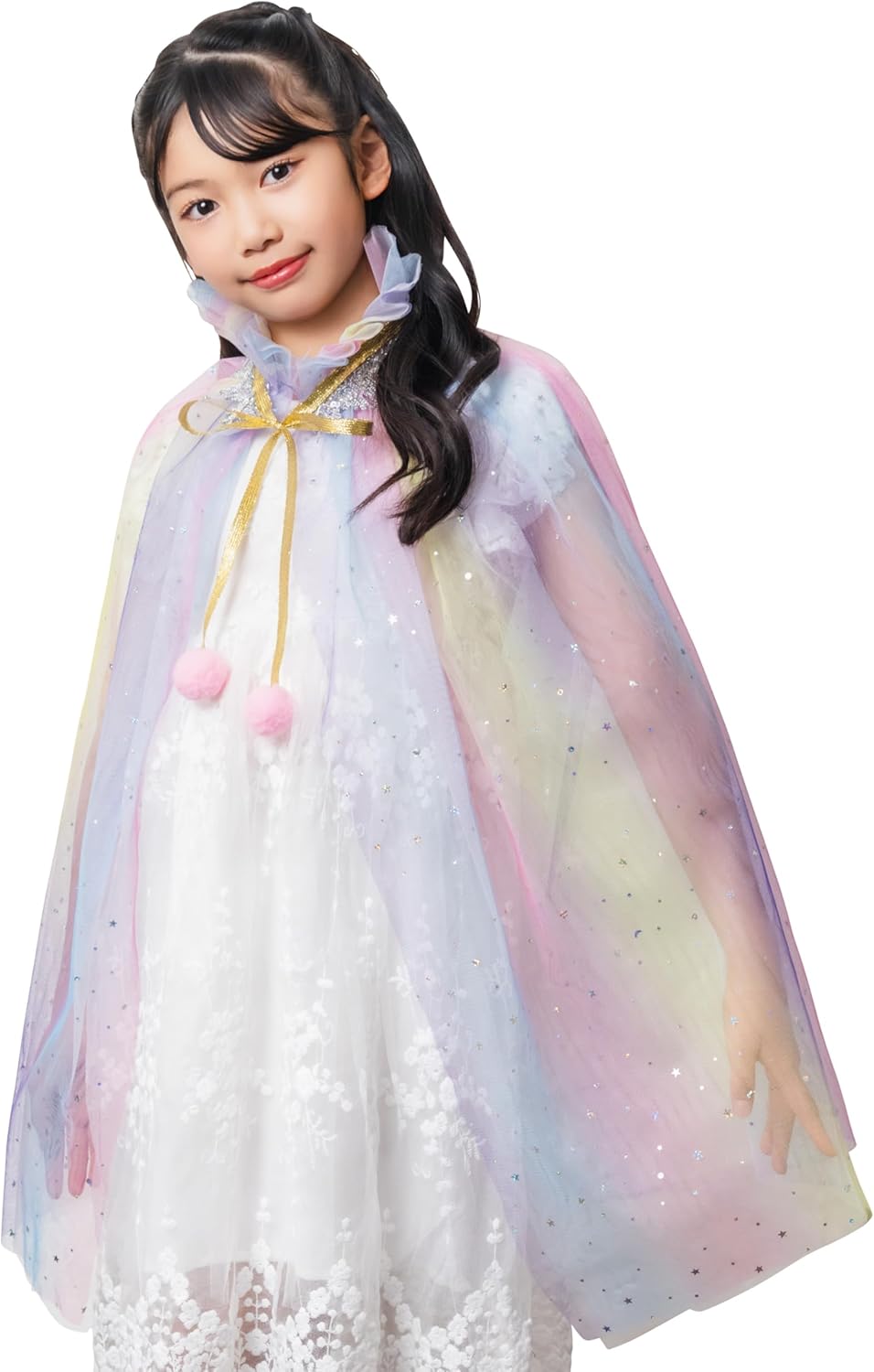 クリアストーン(Clearstone) コスプレ ハロウィン ファンタジースターマント キッズ ユニセックス レインボー クリアストーン(Clearstone) コスプレ ハロウィン ファンタジースターマント キッズ ユニセックス レインボー