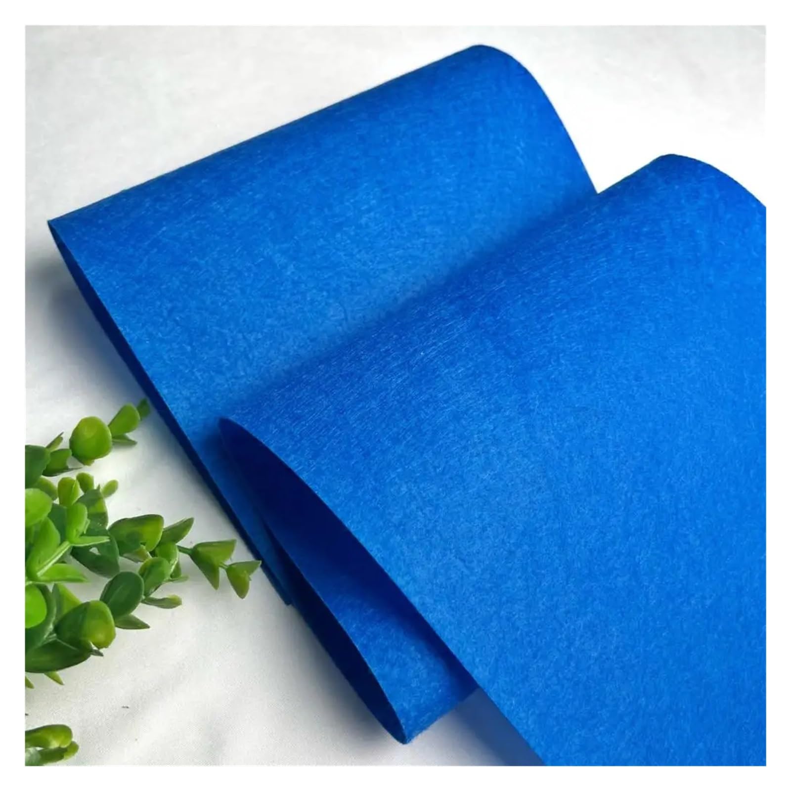 Feutrine Feuille de feutrine rigide 1/2/3 mètre, couleurs assorties, épaisse, idéale for vos projets couture et loisirs créatifs(Blue,100 x 85cm 1pc)
