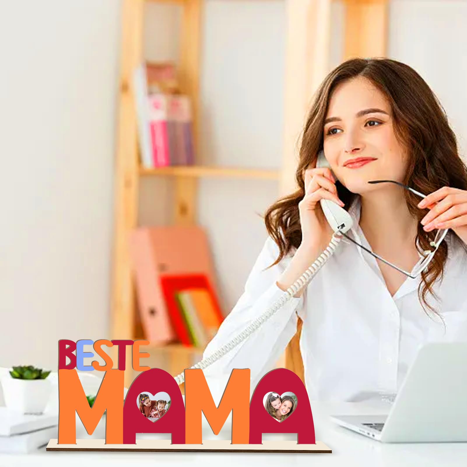 Houten standaard | met Mama of Papa