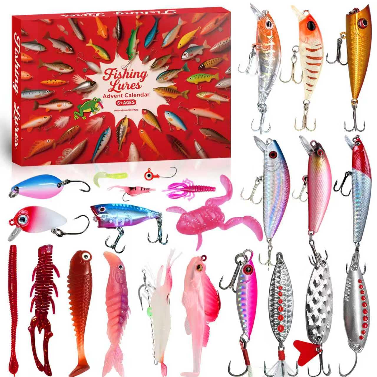 Amazon.com: Rubypop Fishing Advent Calendar 2026 Adult, 24 Days Christmas  Countdown Fishing Lures Bait Set with Poppers, Minnows, Crankbaits,  Birthday for Men Anglers Fishermen Fathers : Home & Kitchen