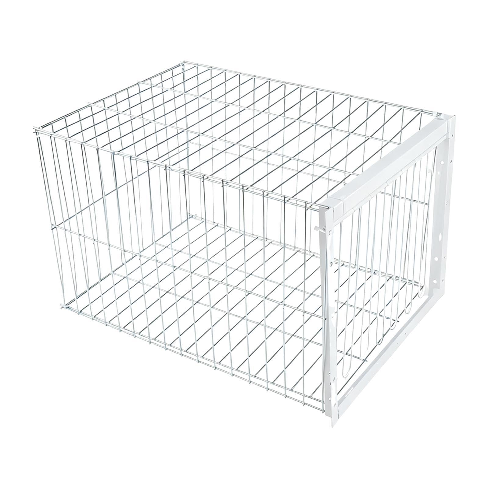 Fenteer Jaula para Pájaros Y Palomas, Jaula para Pollos, Colección Automática de Palomas de Metal, Jaula para Animales para Granjas de Balcones Andowns, Entrada de 1 vía