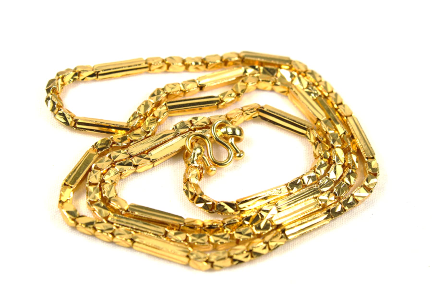 BFJ One Gram Gold Jewellery Long Chains for Women | Gold Plated Chains for Women | 1Gram Gold Jewellery for Women | Thali Chain for Women Traditional | Machine Cut | 30 Inches (B098LPM6FX) Amazon Price History, Amazon Price Tracker