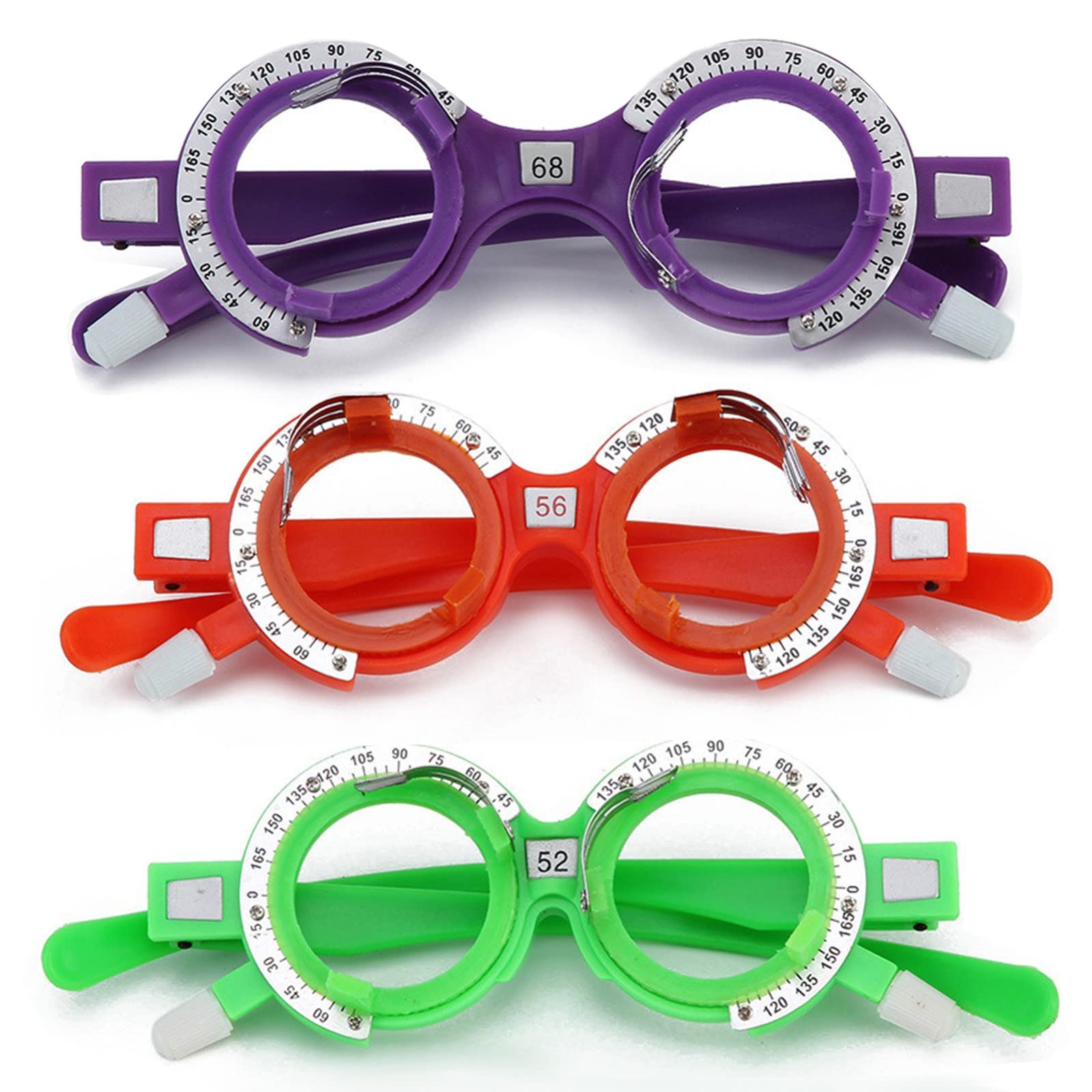 Ensemble de 10 lunettes accessoire monture de lentille d'essai optique monture d'optométrie, monture de lentille d'essai, ultraléger pour lunettes de soleil lunettes