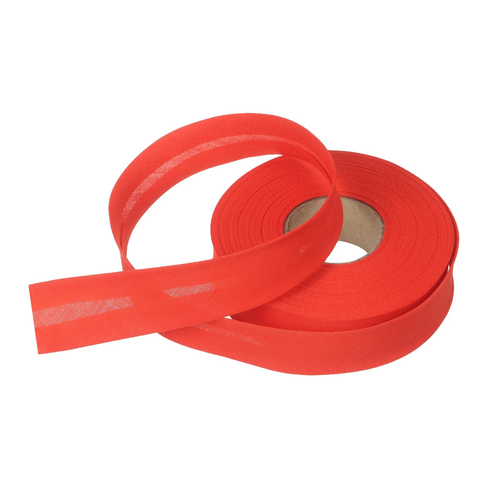 sourcing map 1 Inch Single Fold Bias Tape Polyester Continuous Bulk Bias Tape for Sewing,Seaming Quilting Hemming Binding Crafts (Red 15 Yards) — image 1