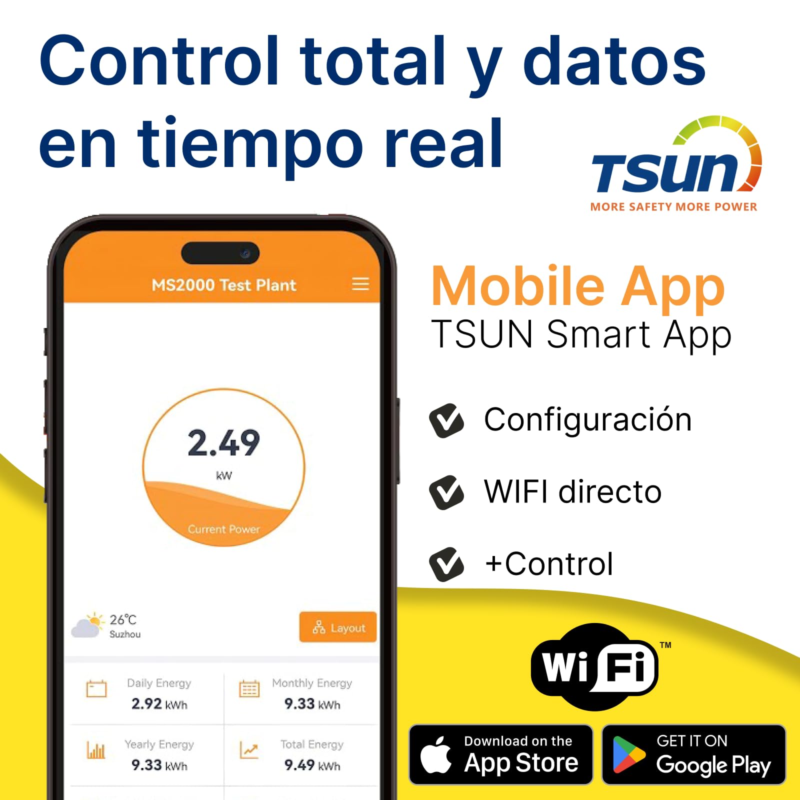 Robinsun® Kit solar Performance 800 Flat | 2x 470 Wp Panel solar Aiko 2P + Microinversor Tsun 800W + 2x Fijación + Cable 3m + Fijación para microinversor