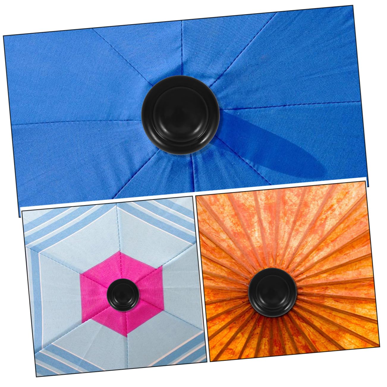 Coocheer – Accessoire pour parasol – Manivelle de remplacement en plastique noir – Installation facile – Compatible avec parapluies d'extérieur