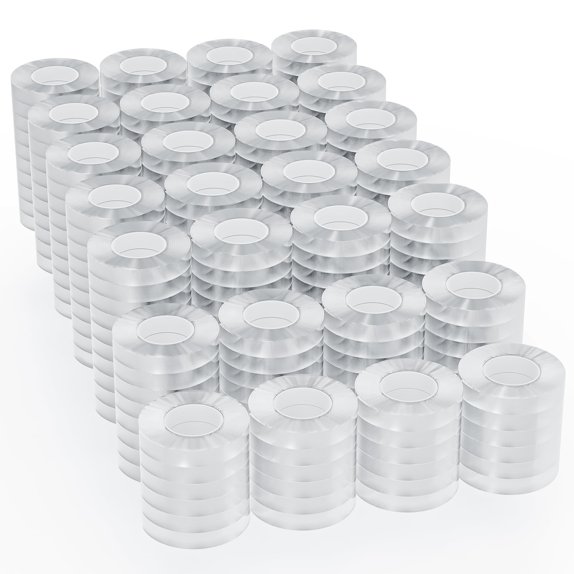 SUTOUG 288 Rolls Double Sided Tape, Nano Tape, Transparent Adhesive Tape, Traceless Adhesive Tape, Removable, Washable, Reusable, Suitable for Carpets