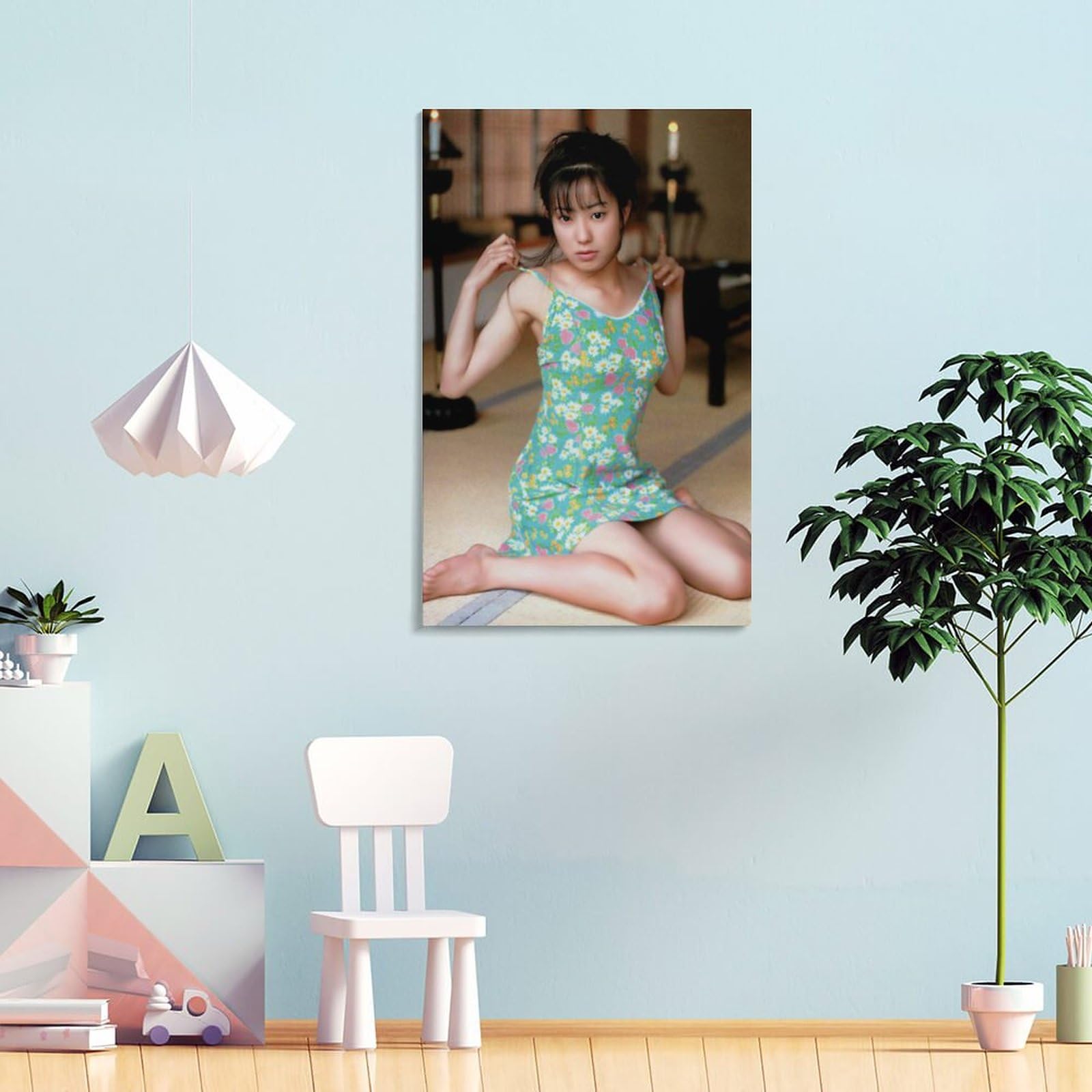 人物画 セクシーガール キャンバス 印刷物 油絵 40×50 120サイズ Amazon.co.jp: 大島由香里写真セクシー絵画ポスター キャンバス