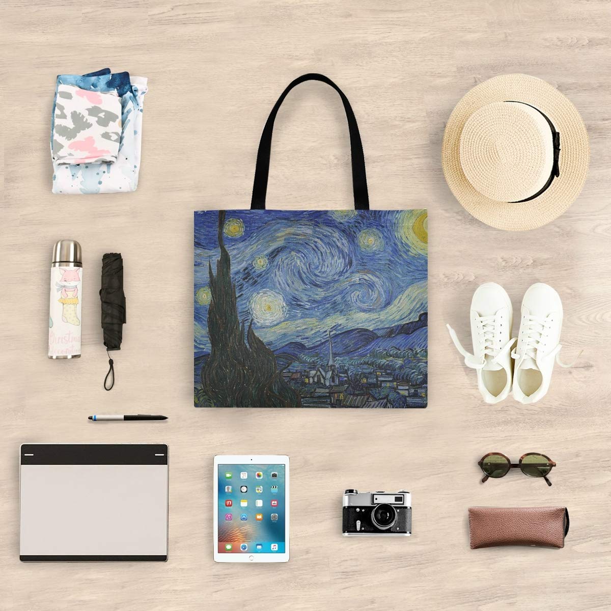 Borsa Pranzo Termica Van Gogh - Cielo Stellato, Impermeabile E Riutilizzabile