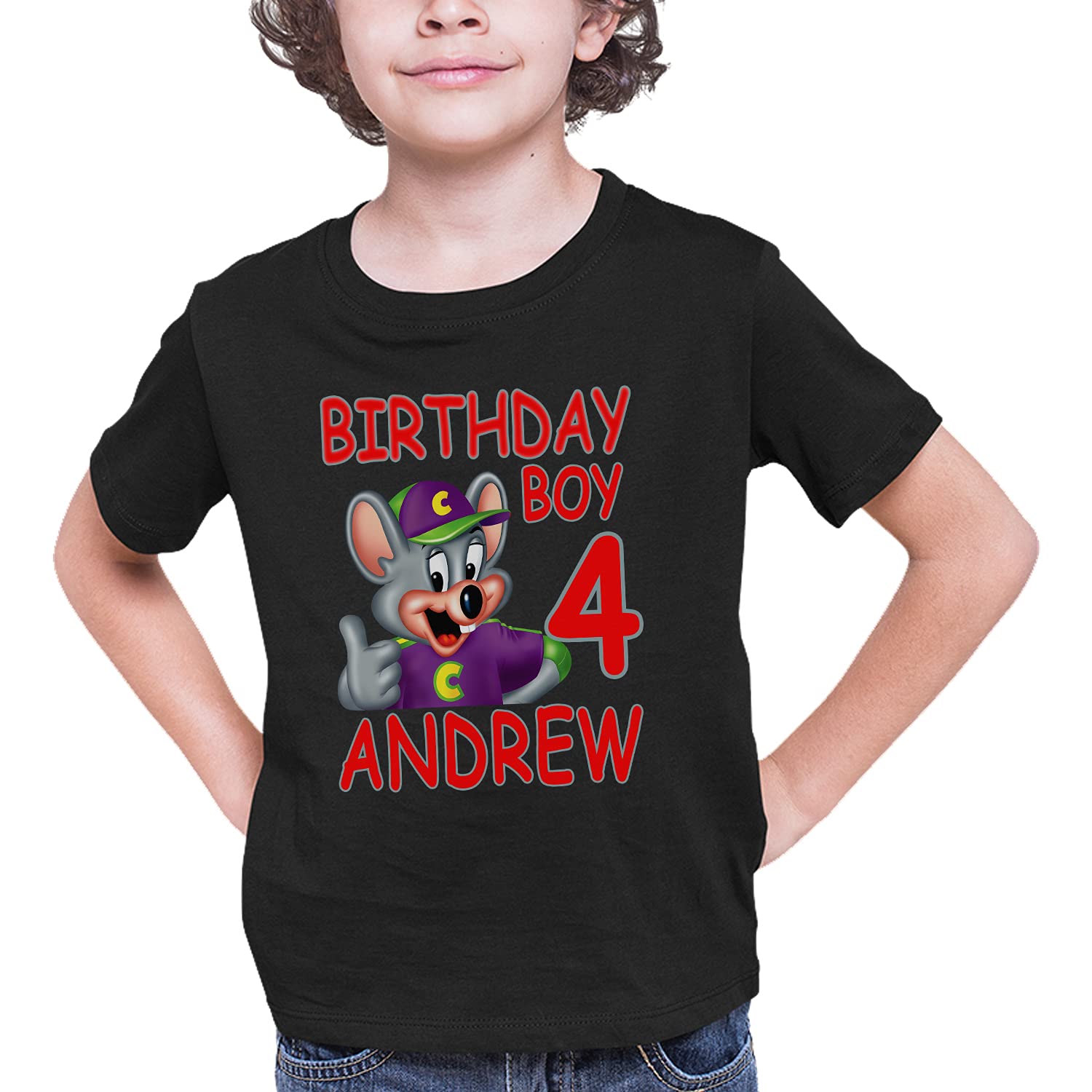 Personalized T-Shirt for Pizza Place Birthday Theme