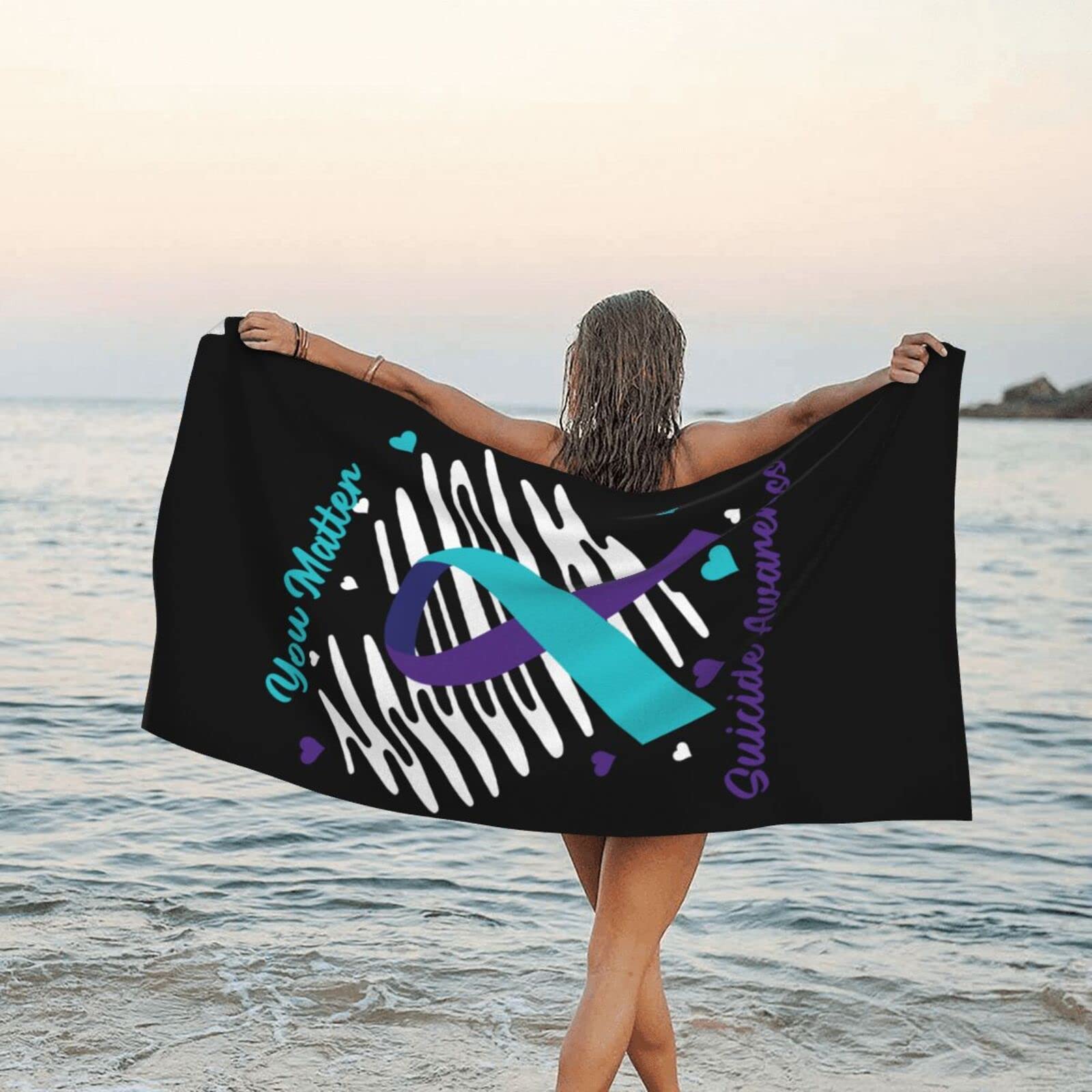 Serviette de plage pour voyage et natation gain de place