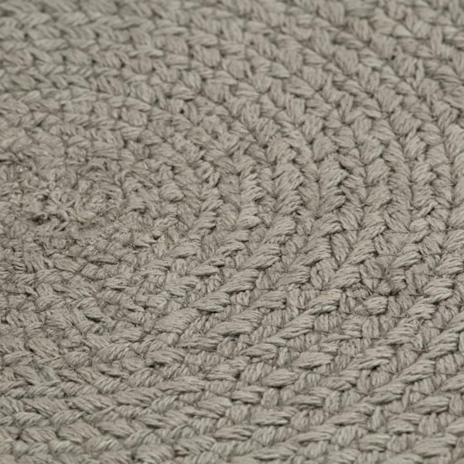 Mantel Individual 6 Unidades Liso Redondo algodón Gris 38 cm manteles Individuales Lavables salvamanteles Individuales Antimanchas