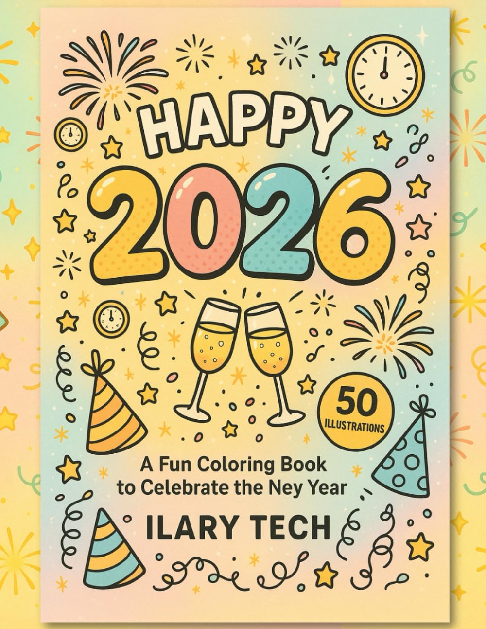 Happy 2026 – A Fun Coloring Book to Celebrate the New Year (Coloring Books)
